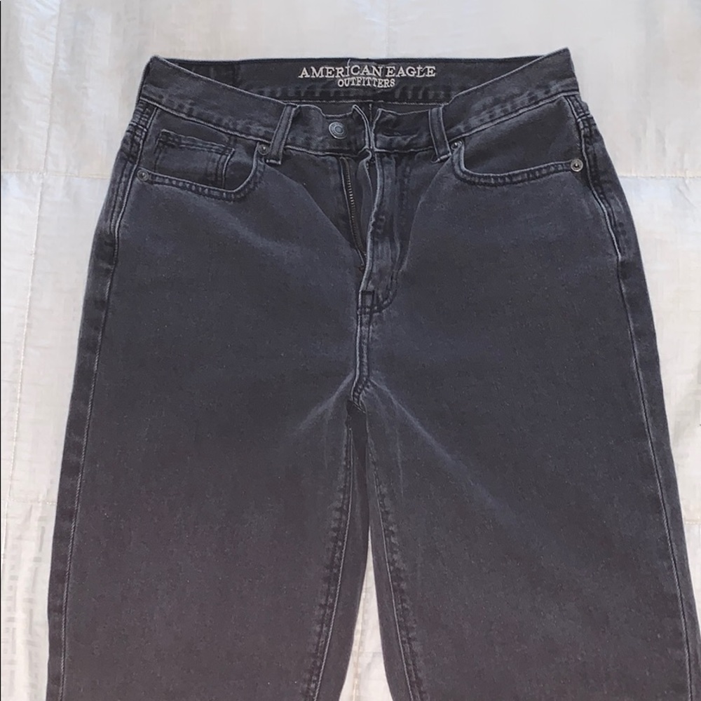 American eagle mom jeans size: 2 long